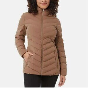 32 Degrees Heat Puffer Soft Jacket Coat Copper Cognac M
